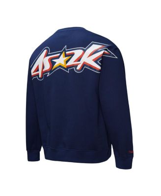 Men's and Women's Navy 2000 NBA All-Star Game Throwback Pullover Sweatshirt