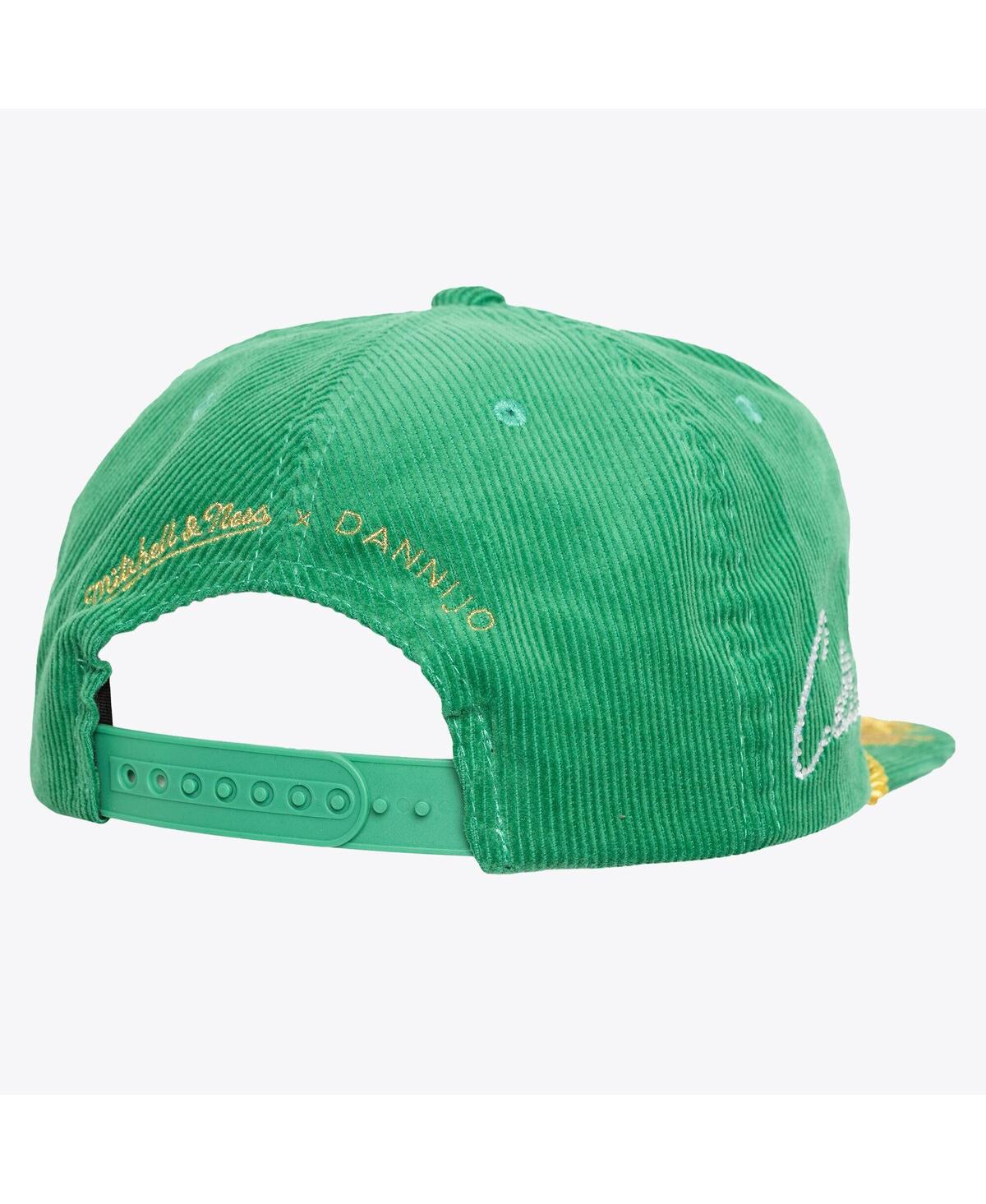 Mitchell & Ness X Dannijo Women's Kelly Green Boston Celtics Deadstock Cord Snapback Hat In Kelly Green