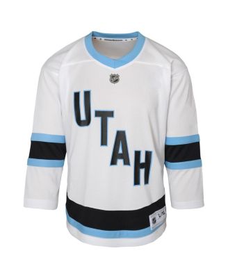 Big Boys and Girls White Utah Hockey Club Replica Jersey