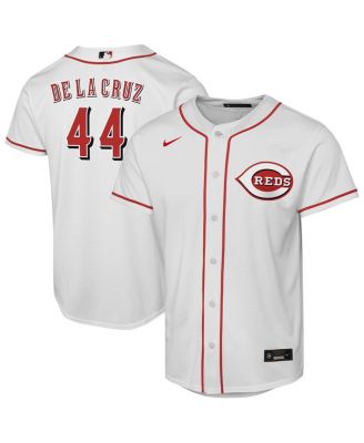Nike - Big Boys and Girls Elly De La Cruz White Cincinnati Reds Home Replica Player Jersey