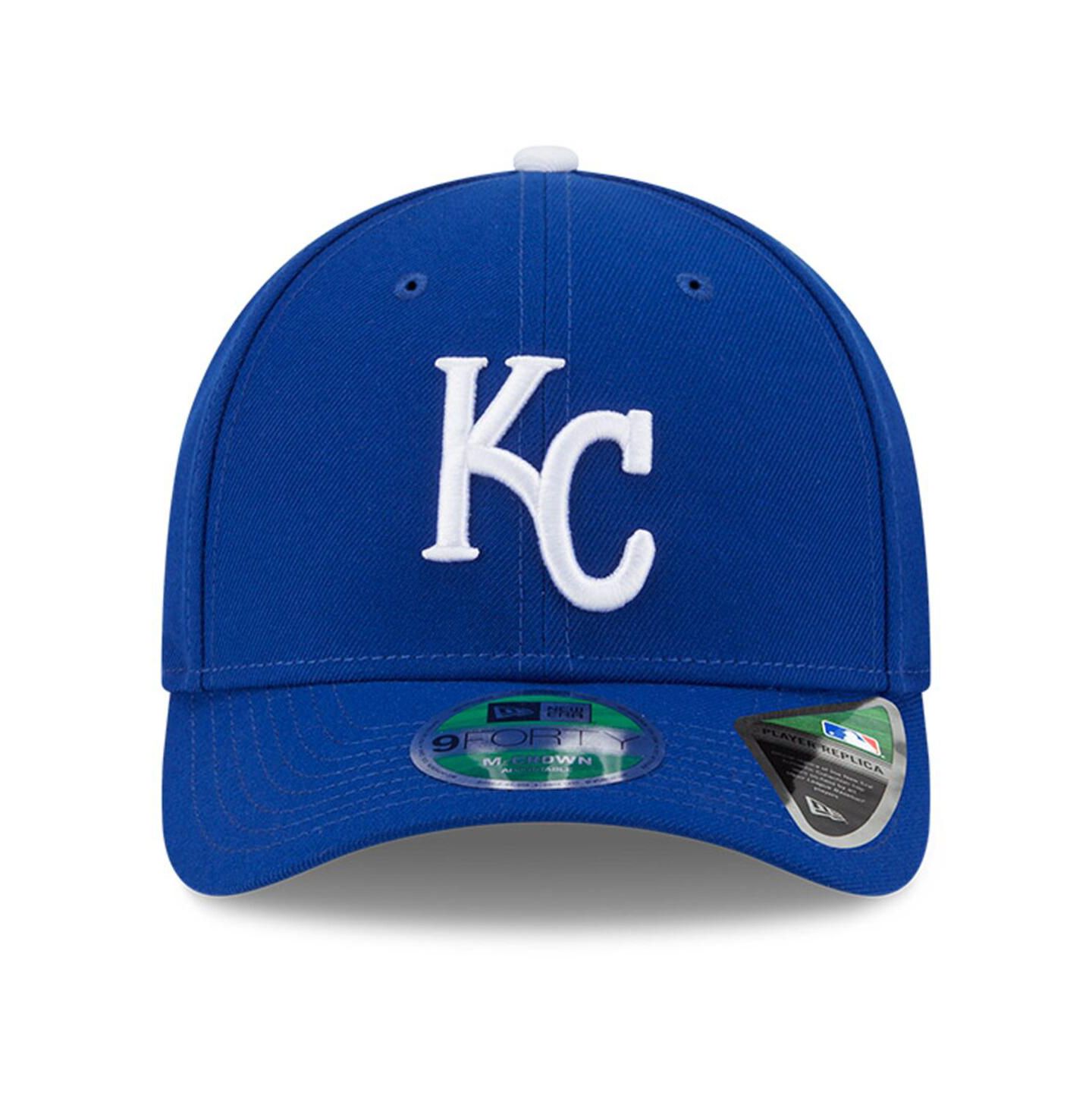 Мужская кепка New Era Royal Kansas City Royals Player Replica 9FORTY Adjustable Hat — фото 5