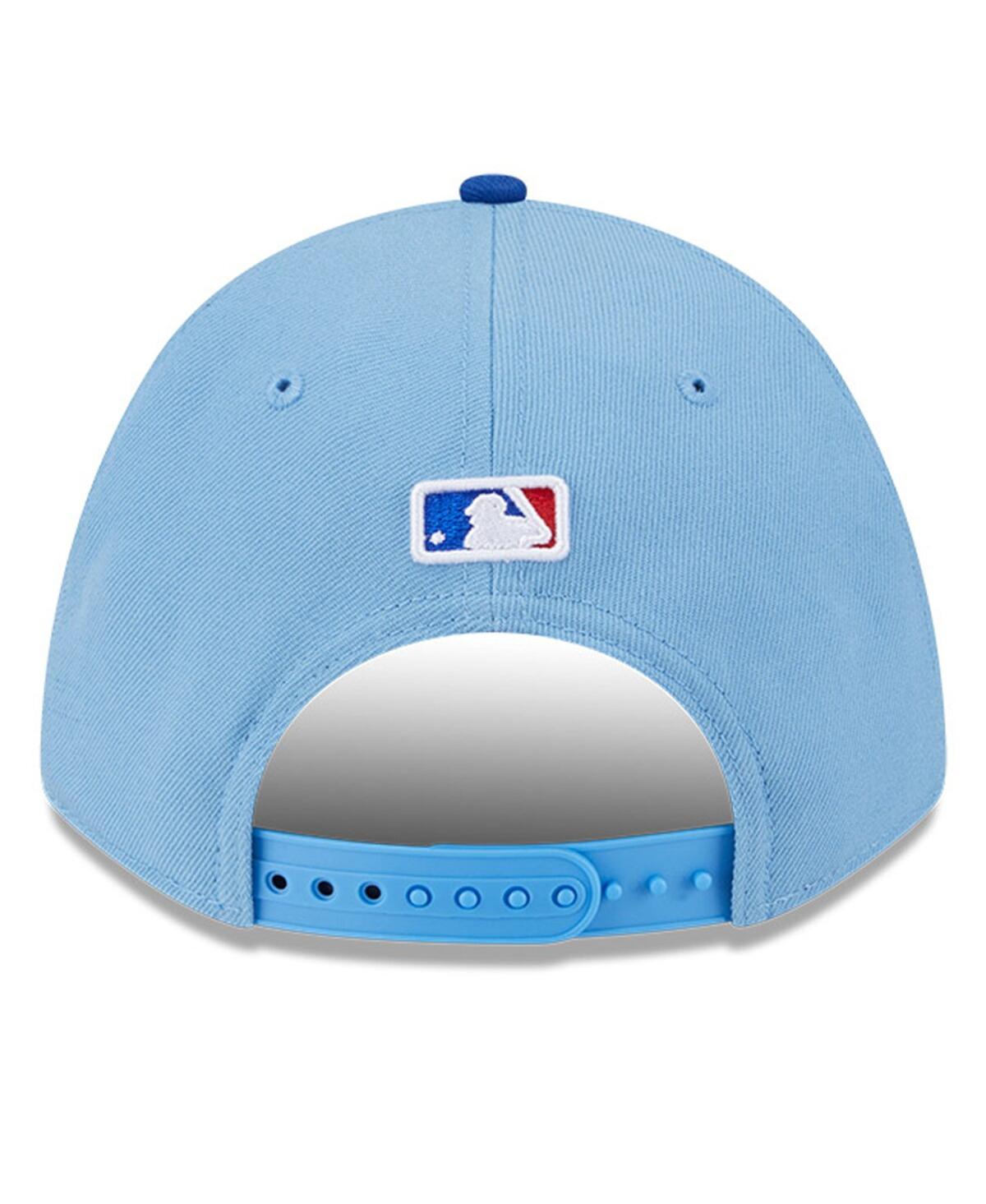 NEW ERA MEN'S LIGHT BLUE TEXAS RANGERS PLAYER REPLICA 9FORTY ADJUSTABLE HAT 