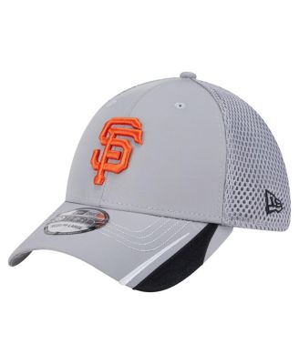 New Era - Men's Gray San Francisco Giants Linear 39THIRTY Flex-Fit Hat