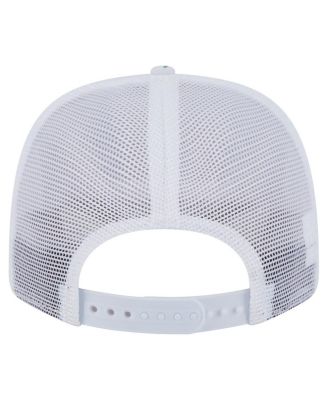 Men's White Detroit Lions Adventure Flamingo Pattern 9SEVENTY Stretch-Snap Hat