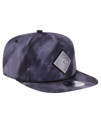 Men's Navy New York Yankees Printed Golfer Snapback Hat