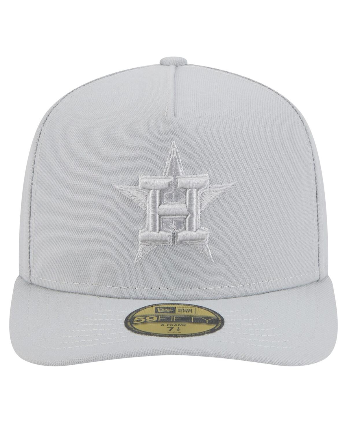 Shop New Era Men's Gray Houston Astros Colorpack 59fifty Fitted Hat