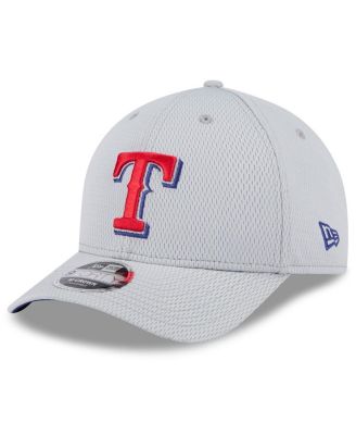 Men's Gray Texas Rangers 2025 MLB Clubhouse 9FORTY M-Crown Adjustable Hat