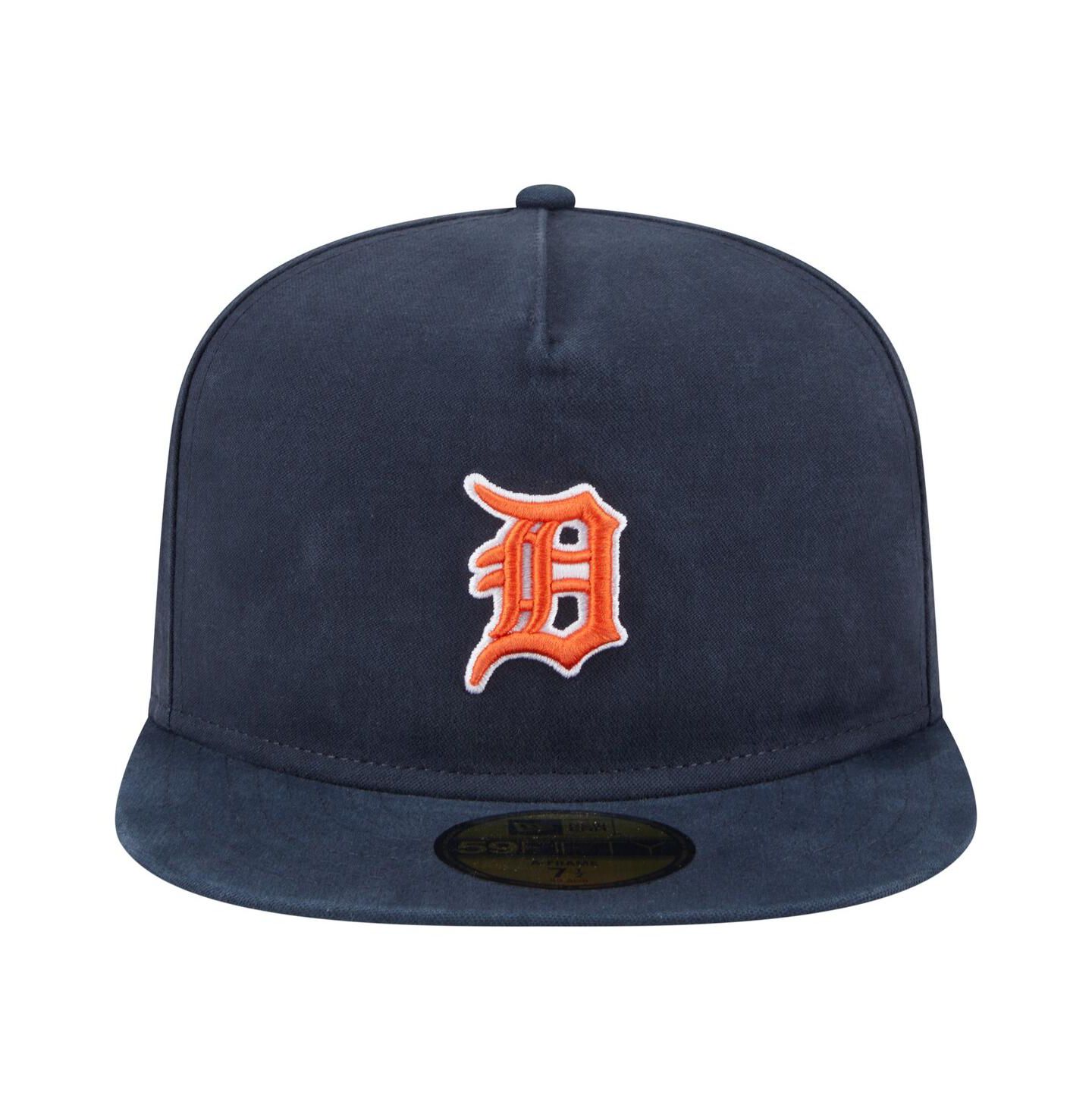 Мужская кепка New Era Black Detroit Tigers Championship Side Flag A-Frame 59FIFTY Fitted Hat — фото 4