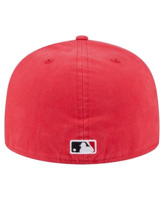 Men's&nbsp;Red Cincinnati Reds Championship Side Flag A-Frame 59FIFTY Fitted Hat