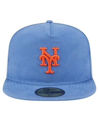 Men's&nbsp;Blue New York Mets Championship Side Flag A-Frame 59FIFTY Fitted Hat