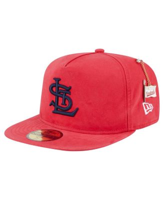 Men's&nbsp;Red St. Louis Cardinals Championship Side Flag A-Frame 59FIFTY Fitted Hat
