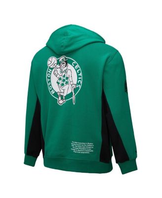 Men's Kelly Green Boston Celtics Hardwood Classics Team Origins Fleece Pullover Hoodie