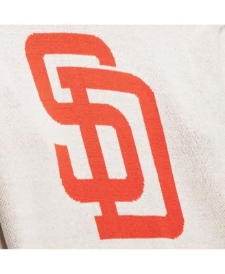 Men's Cream San Diego Padres Retro Pullover Sweater