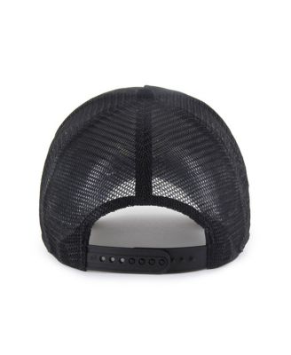 Men's Black Colorado Rockies Ballpark Offside Adjustable Trucker Hat