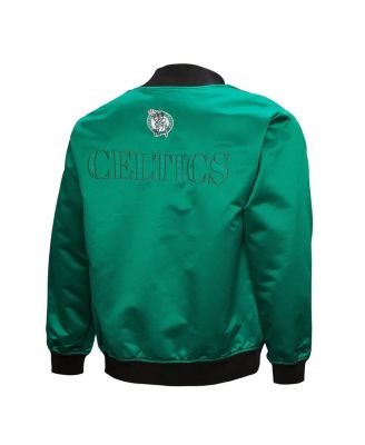 Men's Kelly Green Boston Celtics Hardwood Classics Team OG 3.0 Lightweight Satin Full-Snap Jacket