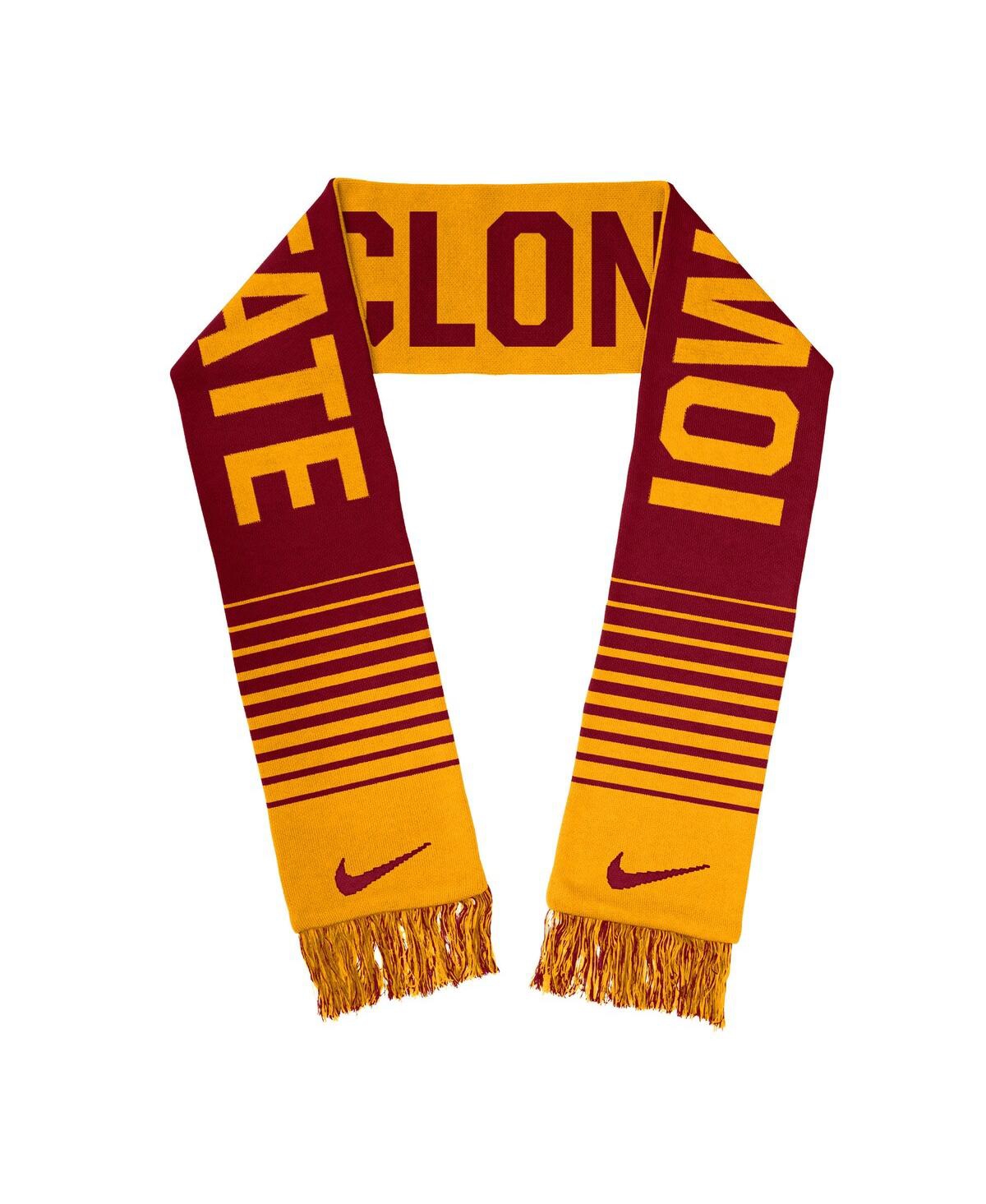 Nike Iowa State Cyclones Space Force Rivalry Scarf In Crimson