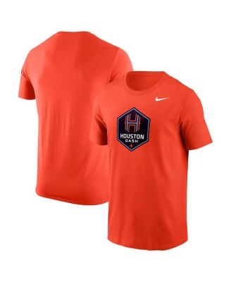 Nike - Men's Orange Houston Dash Primary Logo Core T-Shirt