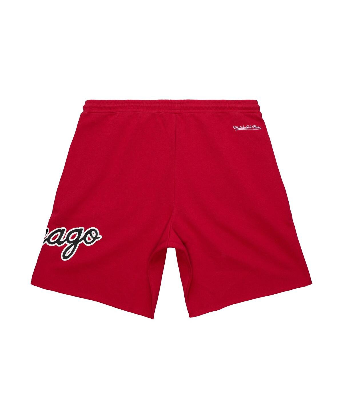 Mitchell & Ness Men's Red Chicago Bulls Game Day Shorts In Red