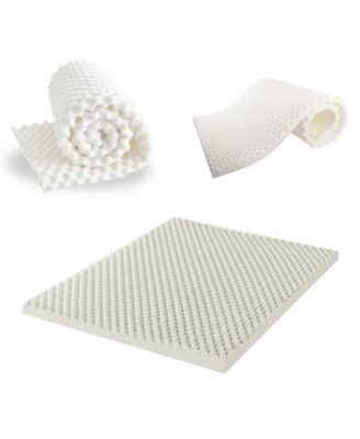 1" Convoluted Foam Mattress Topper, Queen