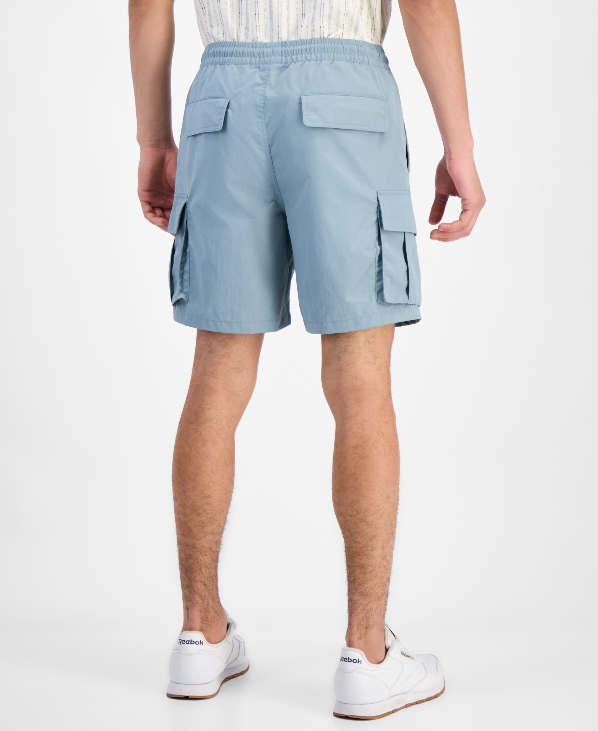 Sun + Stone Men's Nylon 7" Cargo Shorts, Exclusively At Macy's