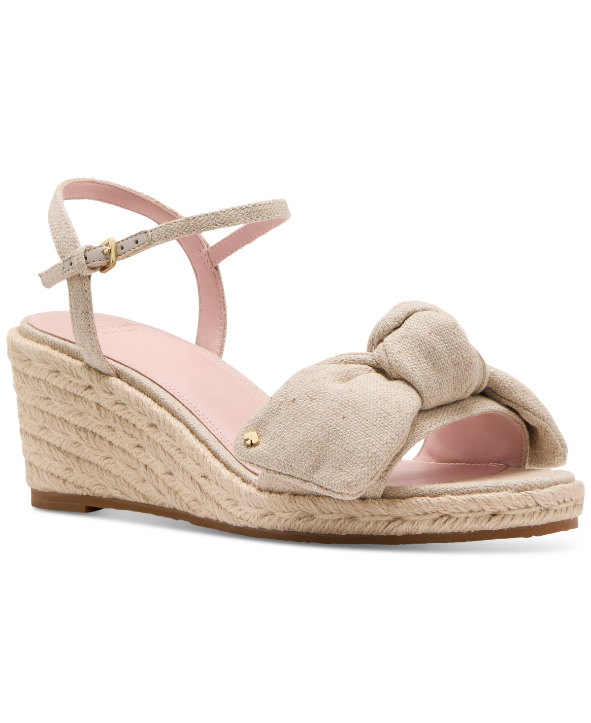 Shop Kate Spade Women's Leandra Espadrille Wedge Sandals In Natural