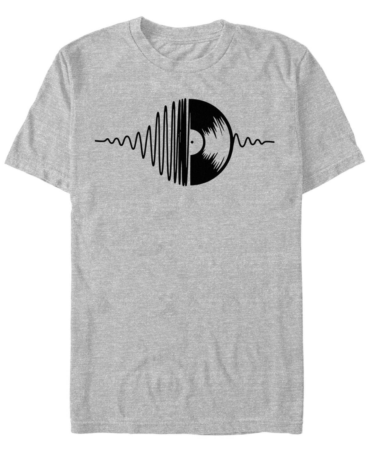 Men's Music Vinyl Short Sleeve T-Shirt - Athletic Heather