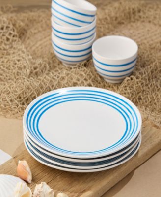 Dockside 4-Pc. Dinner Plates, Service For 4