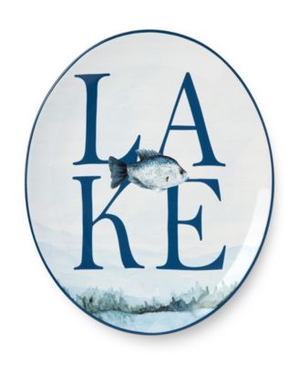 Wake At The Lake 4-Pc. Dinner Plates, Service For 4