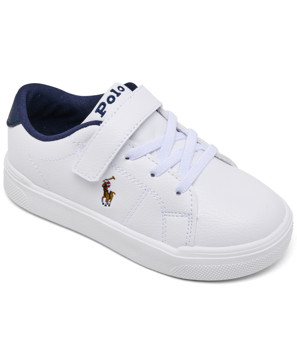 Детские кроссовки Polo Ralph Lauren Toddler Kids Sutton Stay-Put Fastening Strap Casual Sneakers from Finish Line — фото 2