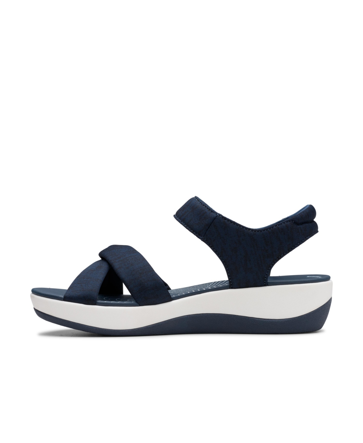 Clarks Women's Clouldsteppers Arla Shore Strappy Sport Sandals Women's Shoes In Navy Textile