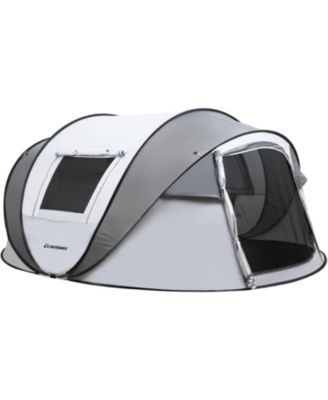 Camping Instant Tent, 6 Person Pop Up Tent, Water Resistant Dome Tent, Easy Setup for Camping Hiking and Outdoor, Portable Tent with Carry Bag, for 3 Seasons