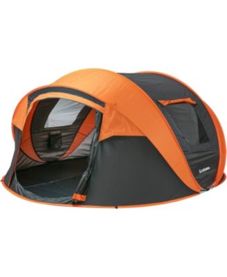 Camping Instant Tent, 6 Person Pop Up Tent, Water Resistant Dome Tent, Easy Setup for Camping Hiking and Outdoor, Portable Tent with Carry Bag, for 3 Seasons