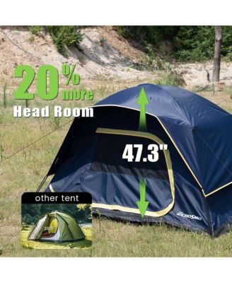 Camping Tent 2 Person, Waterproof Windproof Double Layer with Rainfly, Easy Setup for Backpacking, Hiking, Mountaineering, Outdoor