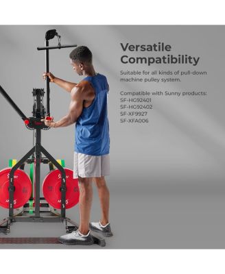 Rotating Straight Bar Cable Attachment, Up to 330 LBs Support