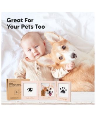 Fond Inkless Baby Handprint and Footprint Kit for Newborn Boys & Girls, Dog Paw Print Kit, Baby Gift