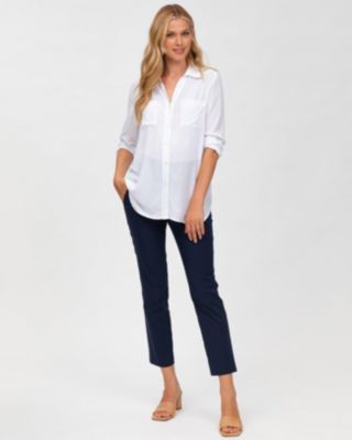 Maternity Super Stretch Straight Slim Fit Elwood Trousers