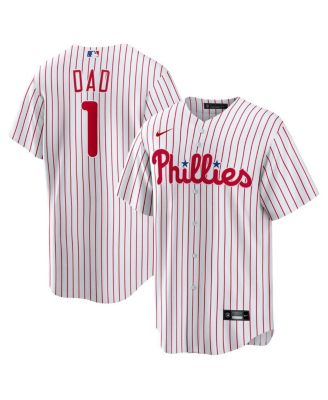 Nike - Men's White Philadelphia Phillies 1 Dad Home Replica Jersey