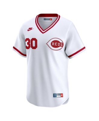 Men's Ken Griffey White Cincinnati Reds Throwback Cooperstown Collection Limited Jersey