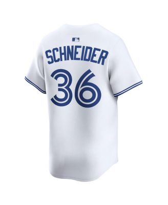 Men's Davis Schneider White Toronto Blue Jays Home Limited Jersey