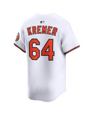 Men's Dean Kremer White Baltimore Orioles Alternate Limited Player Jersey