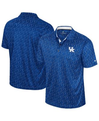 Colosseum - Men's Royal Kentucky Wildcats Sublimated Golf Polo Shirt