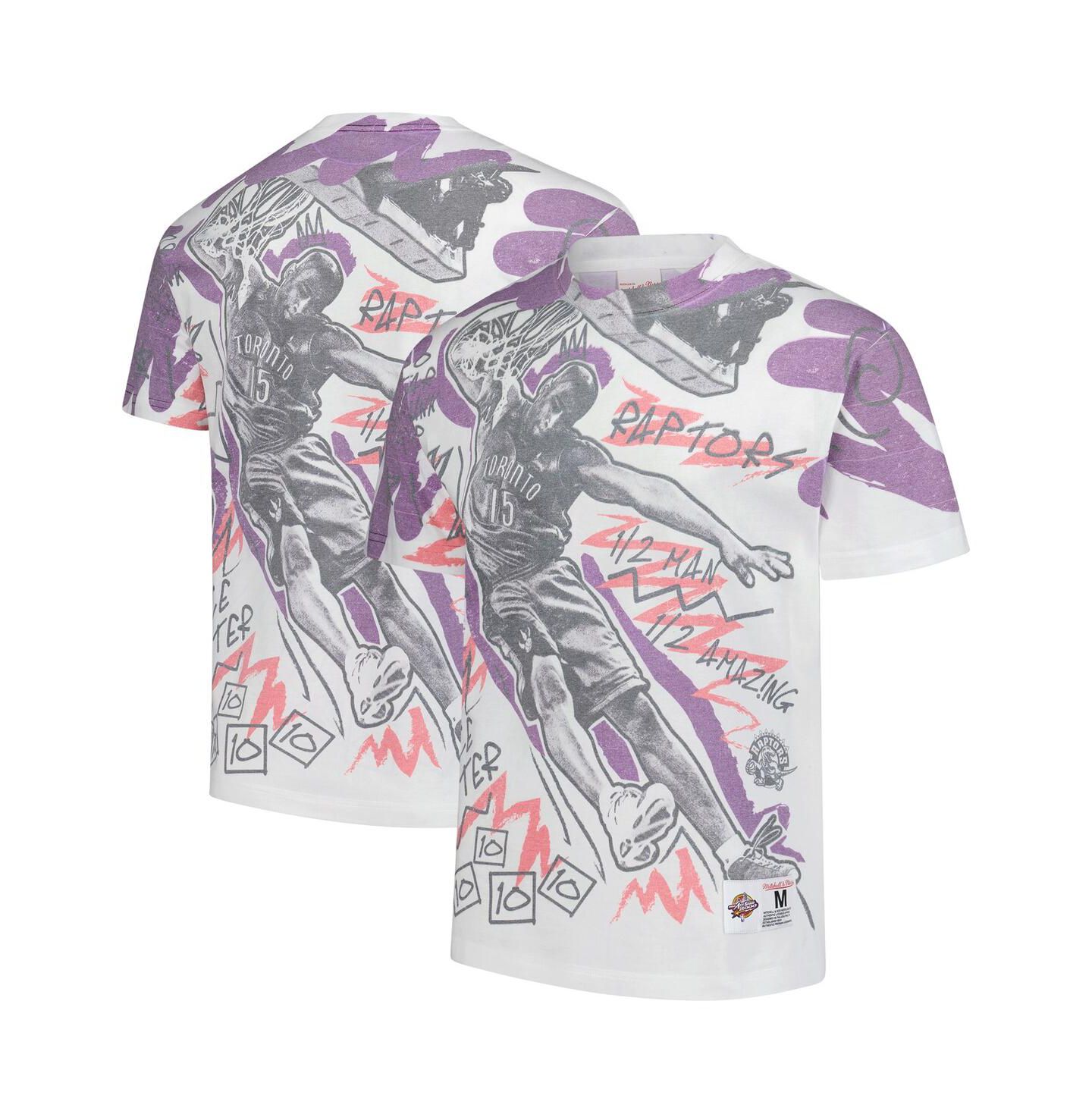 Мужская футболка Mitchell & Ness Vince Carter White 2000 NBA All-Star Game Showstopper — фото 1