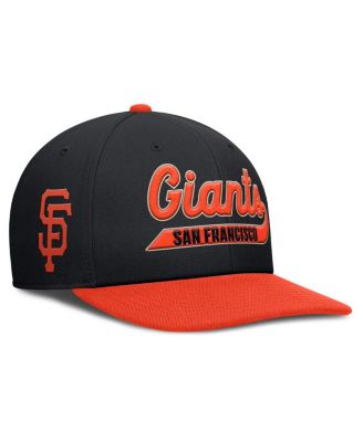 Nike - Men's Black/Orange San Francisco Giants Pro Performance Snapback Hat