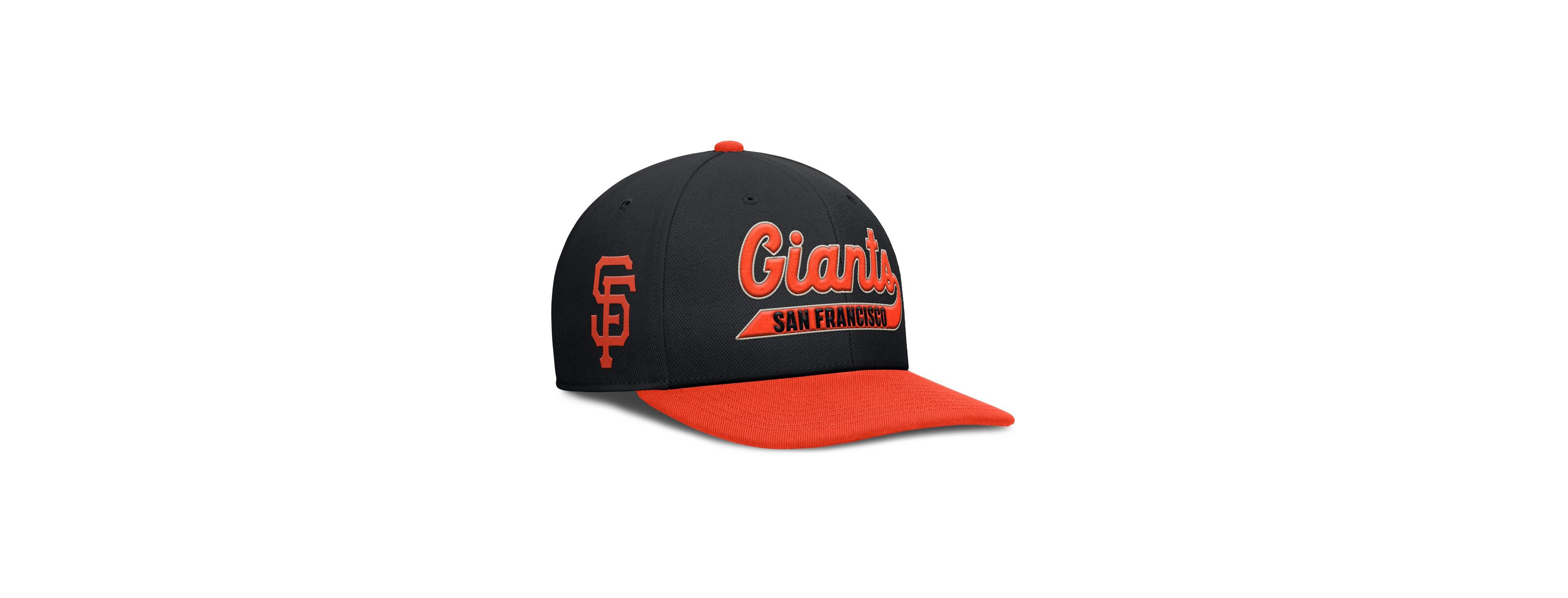 Nike Men's Black/Orange San Francisco Giants Pro Performance Snapback Hat
