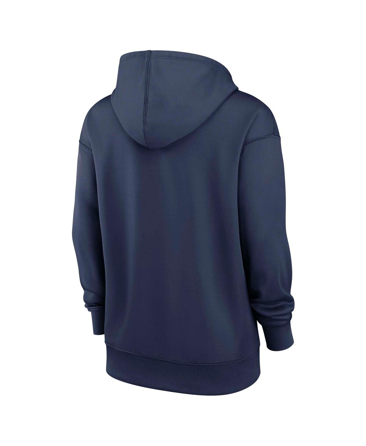 Nike Women's Navy Boston Red Sox Authentic Collection Performance Pullover Hoodie In Navy