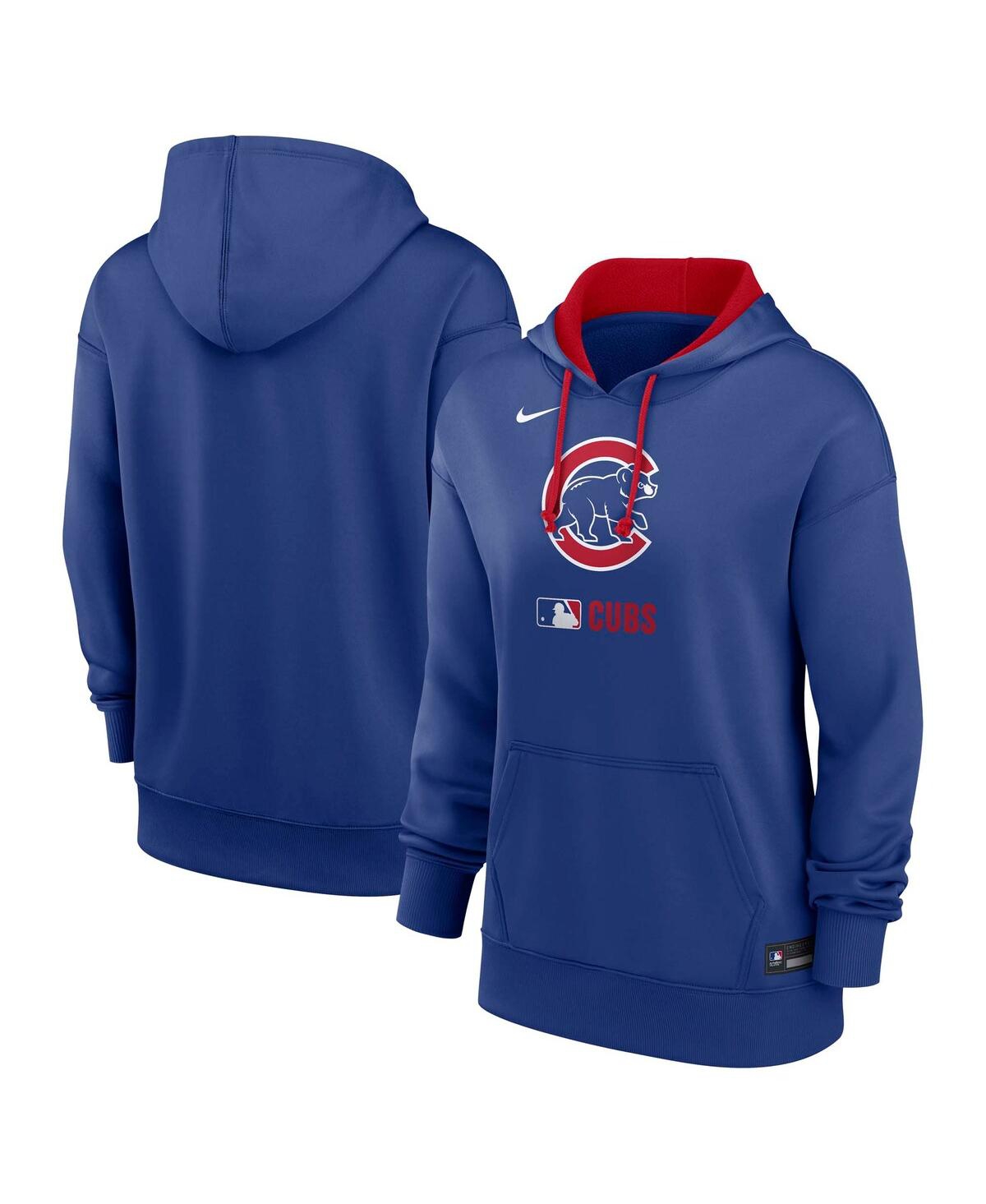 Nike Women's Royal Chicago Cubs Authentic Collection Performance Pullover Hoodie In Royal