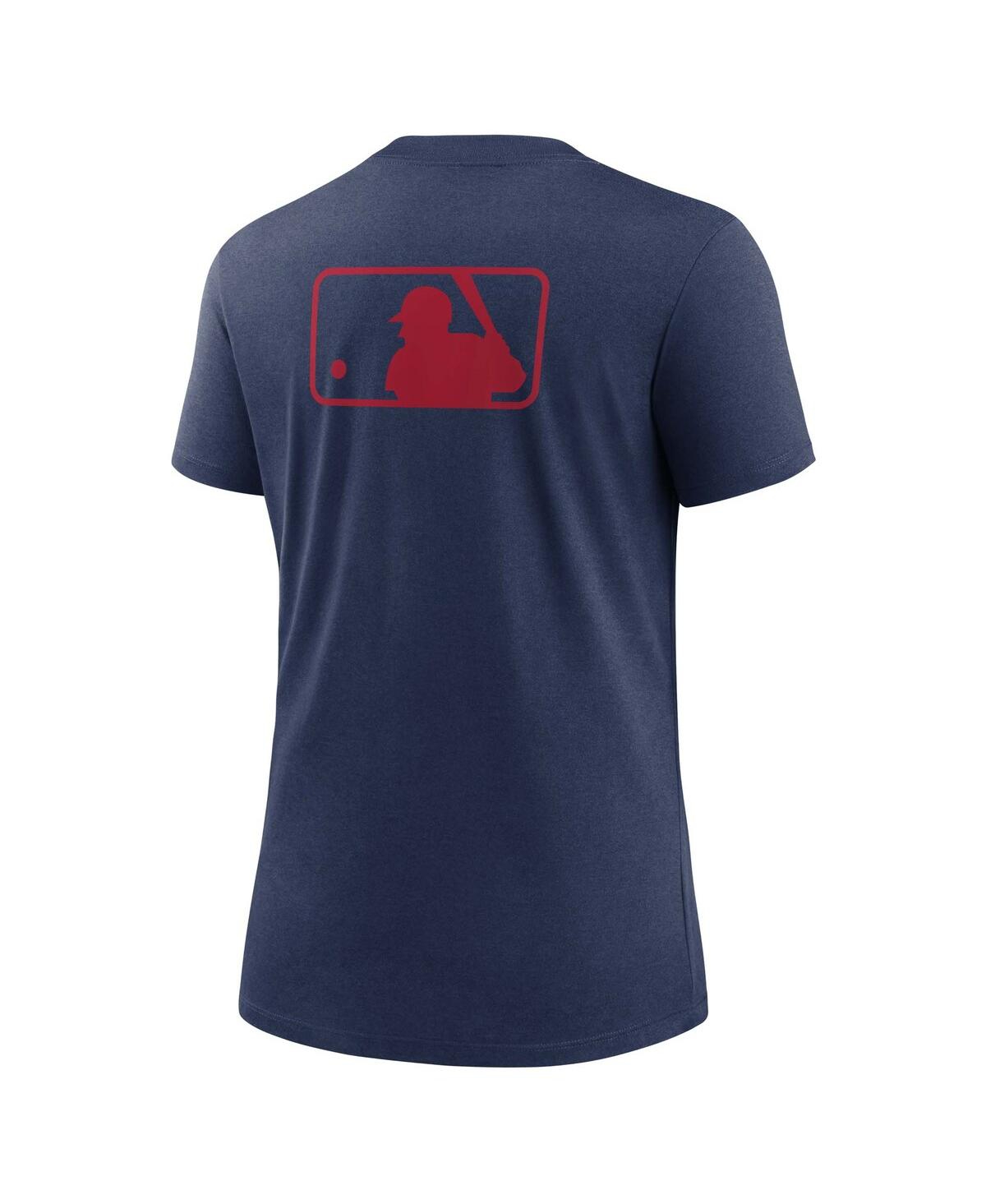 Nike Women's Navy Boston Red Sox Authentic Collection Early Work Tri-blend T-shirt In Navy