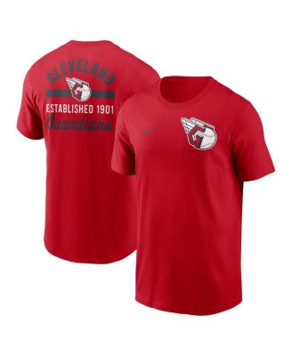 Nike - Men's Red Cleveland Guardians 2-Hit T-Shirt