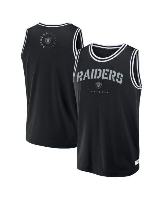 Fanatics - Men's Black Las Vegas Raiders Elements Future Ground Jersey Tank Top