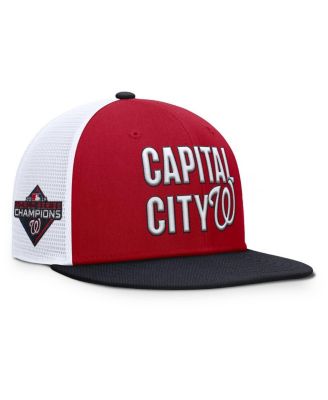 Nike - Men's Red Washington Nationals Pro Trucker Snapback Hat